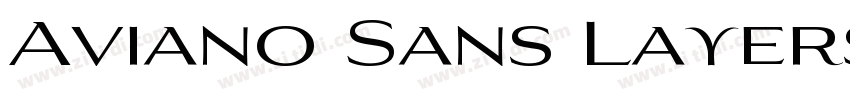 Aviano Sans Layers S字体转换